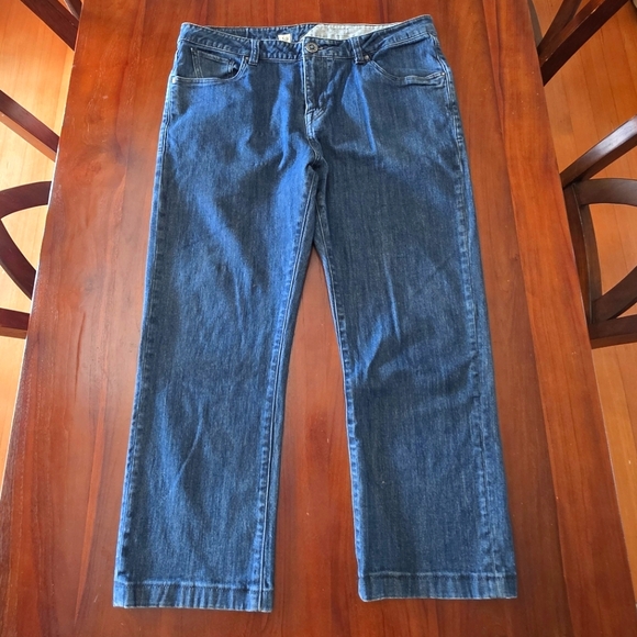 Ladies Cropped VOLCOM Blue Jeans 38/32 - Picture 1 of 4